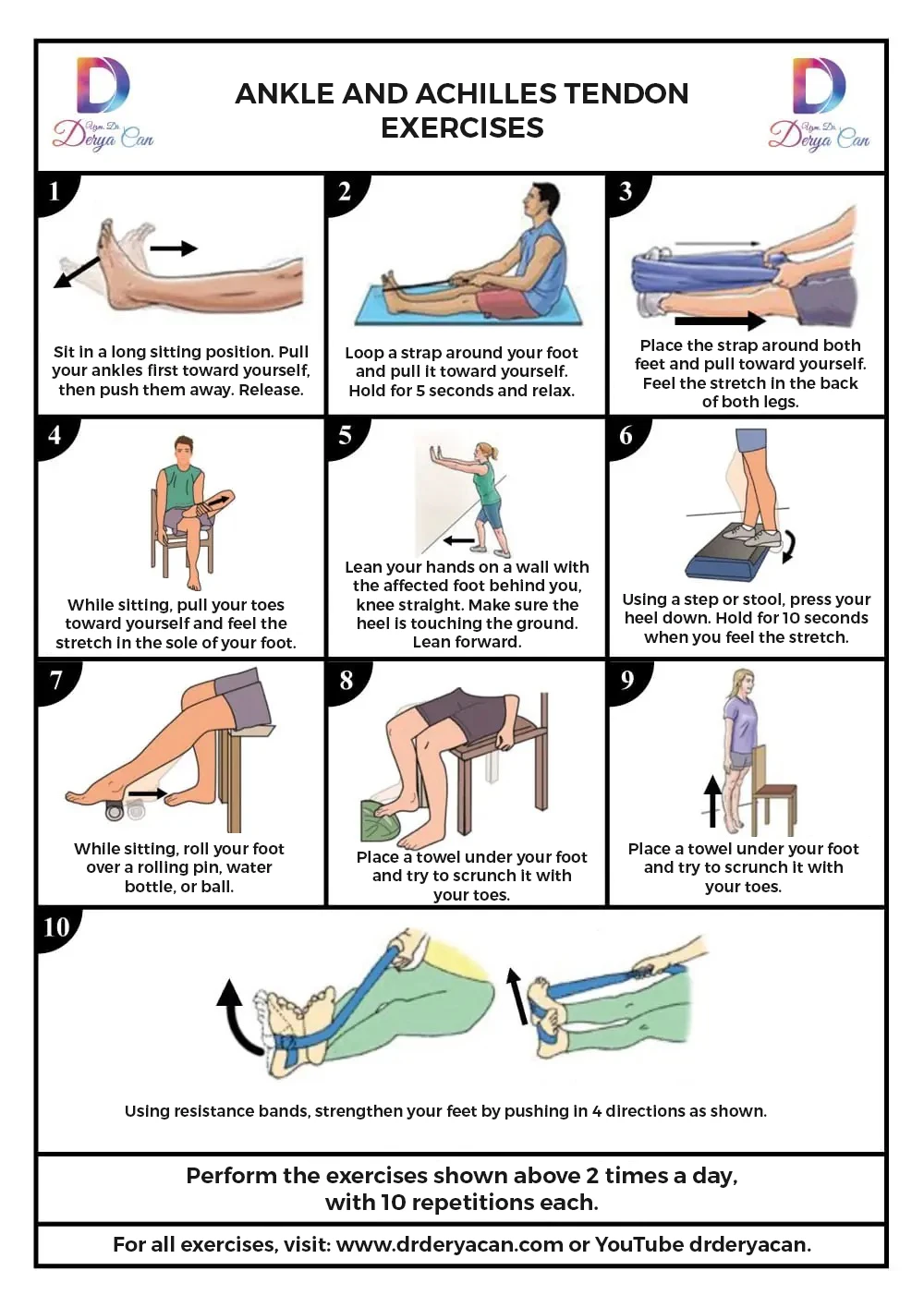 Ankle and Achilles Tendon Exercises 1 ANKLE AND ACHILLES TENDON EXERCISES