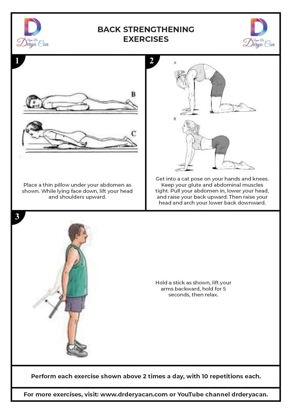 Back Strengthening Exercises 1 Alt sırt esnetme egzersizleri omurga sağlığını ve esnekliği artırır