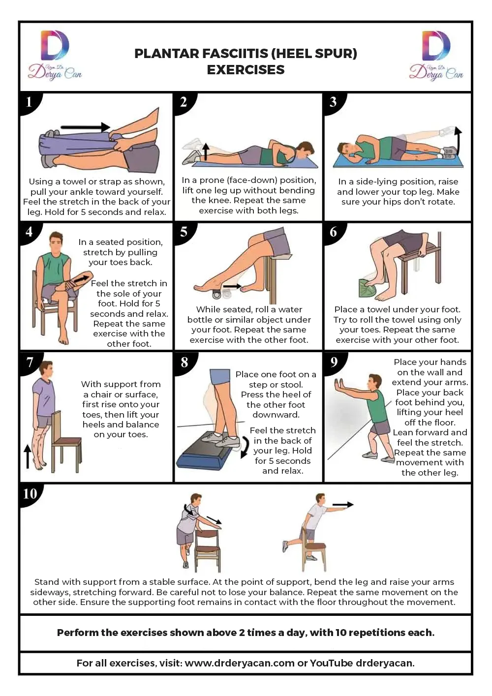 Heel Spur Exercises 1 plantar fasciitis