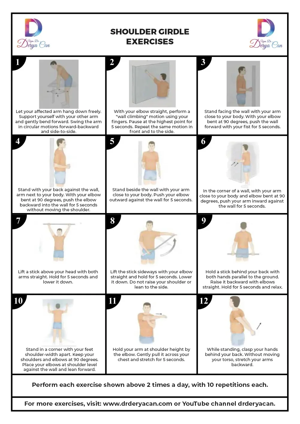 Shoulder Girdle Exercises 1 shoulder girdle