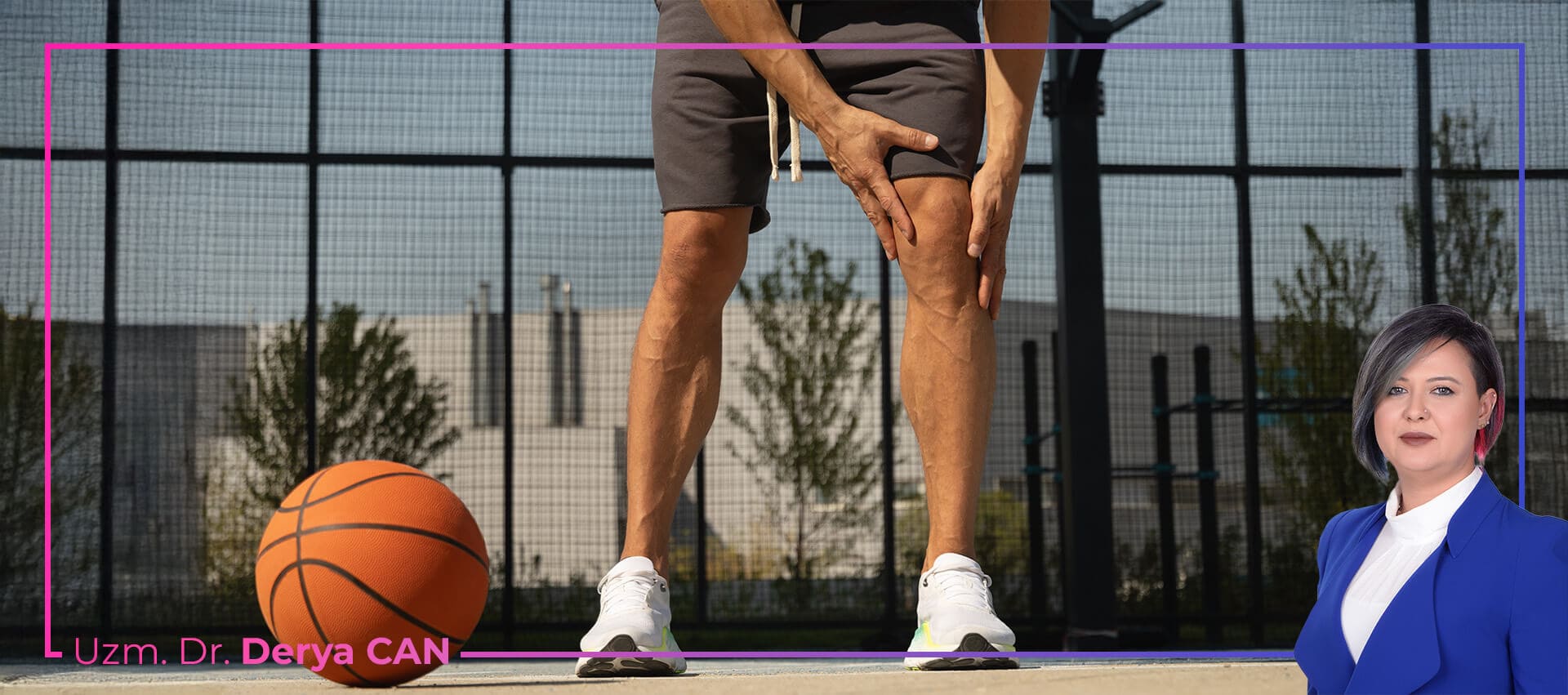 Spor sırasında ani hareketle ön çapraz bağ yırtığı yaşayan kişi
