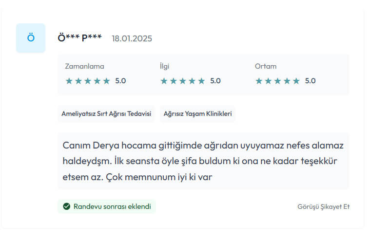 Yorumlar 18 Dr Derya Can Yorumlar - Doktorlar Sitesi - 13