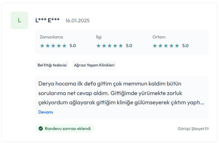 Yorumlar 16 Dr Derya Can Yorumlar - Doktorlar Sitesi - 14