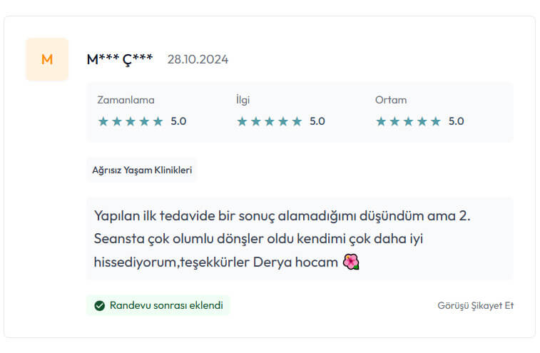 Yorumlar 10 Dr Derya Can Yorumlar - Doktorlar Sitesi - 21