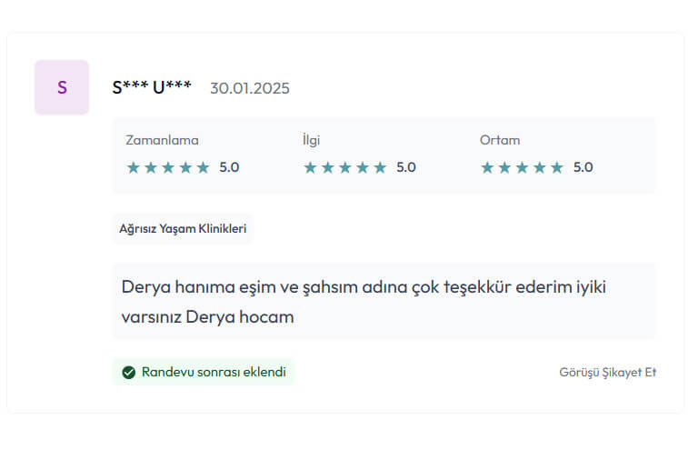 Yorumlar 1 Dr Derya Can Yorumlar - Doktorlar Sitesi - 9