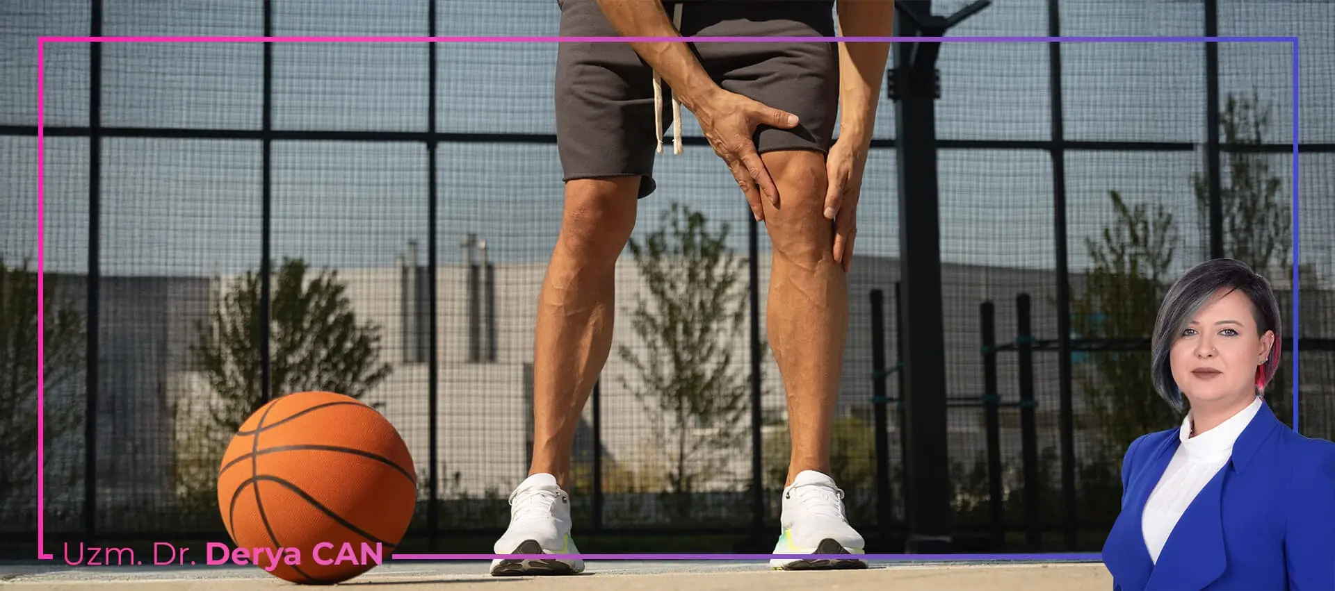 Spor sırasında ani hareketle ön çapraz bağ yırtığı yaşayan kişi