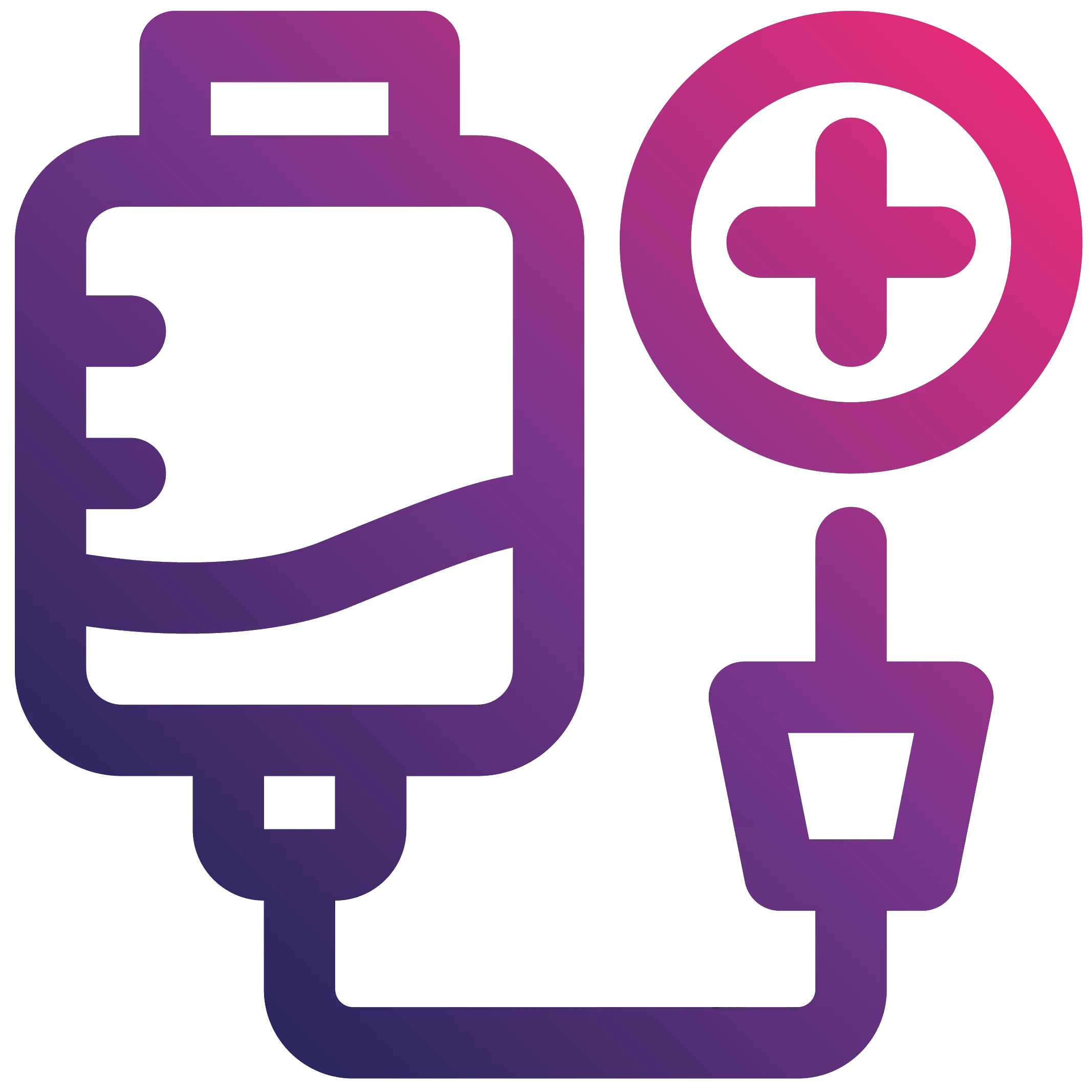 iv serum tedavileri uygulaması ikon